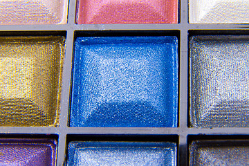 Image showing colorful eyeshadows