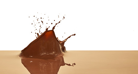 Image showing chocolate splash