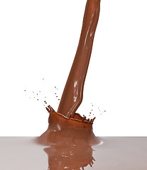 Image showing chocolate splash