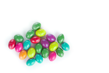 Image showing easter eggs isolated