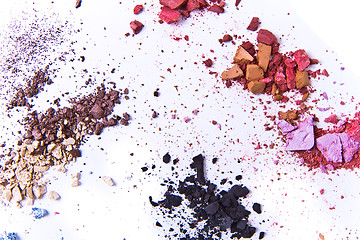 Image showing crushed eyeshadow