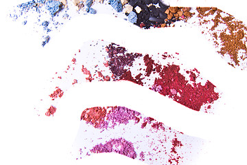 Image showing crushed eyeshadow