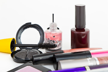 Image showing collection of make-up