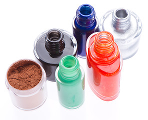 Image showing nail polish set