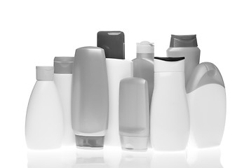 Image showing cosmetic bottles