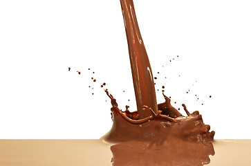 Image showing chocolate splash