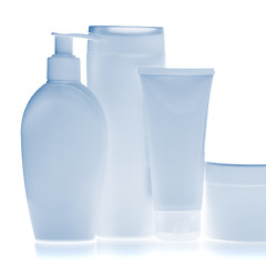 Image showing cosmetic bottles