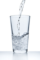 Image showing pouring water into glass