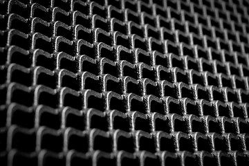 Image showing abstract metallic grid