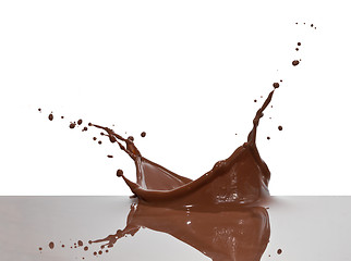 Image showing chocolate splash