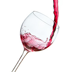 Image showing pouring red wine 