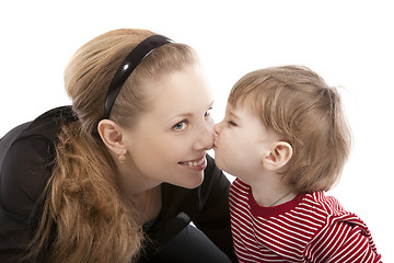 Image showing Image mother and son