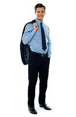 Image showing Full length view of a corporate young ceo