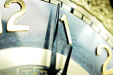 Image showing Clock hands, shallow DOF