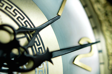 Image showing Clock hands, shallow DOF