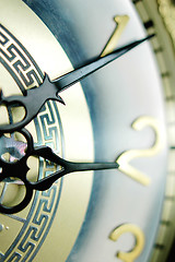 Image showing Clock hands, shallow DOF