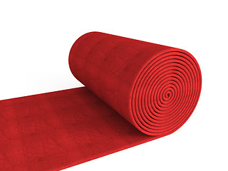 Image showing red carpet