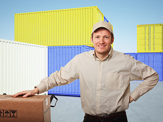 Image showing delivery man