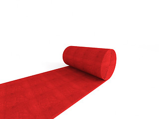 Image showing red carpet