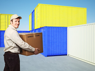 Image showing delivery man