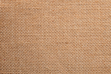 Image showing Brown canvas texture