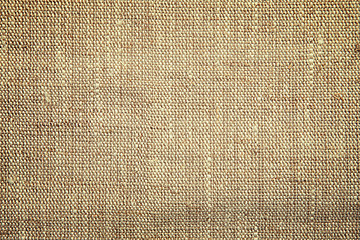 Image showing Brown canvas texture