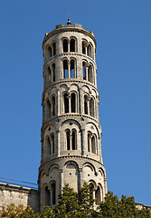 Image showing tower of Cathedral of Uzes