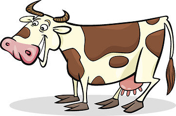 Image showing Cartoon cow