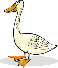 Image showing cartoon goose