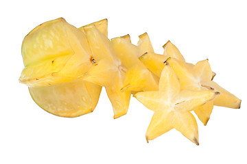 Image showing Sliced carambola