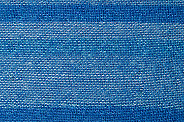 Image showing Blue fabric background