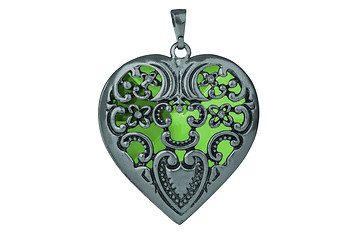 Image showing Heart pendent