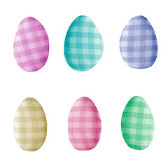 Image showing Easter egg shape decorations