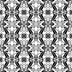 Image showing Seamless floral pattern