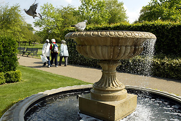Image showing Fountain in Regent's Park