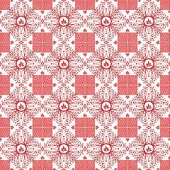 Image showing Seamless Leaves Pattern