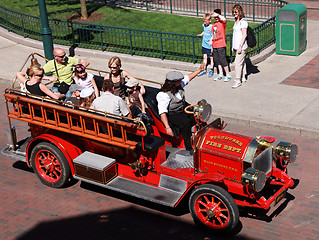 Image showing Volunteer fire department car