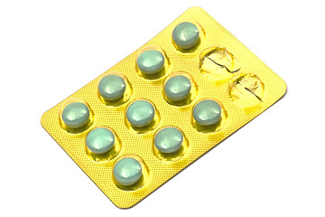 Image showing Green Pills 