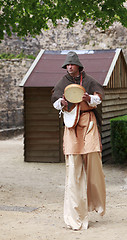 Image showing Troubadour on stilts