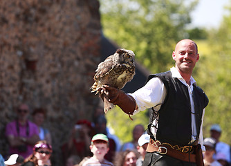 Image showing Male bird tamer