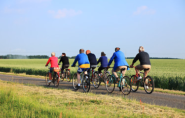 Image showing Bicycle riding