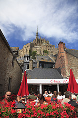 Image showing Terrace at Mont Saint Michel