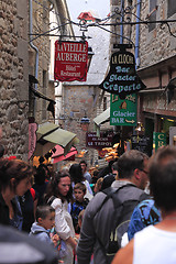 Image showing Streets of Mont Saint Michel