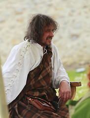 Image showing Portrait of a medieval Scotsman