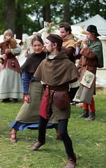 Image showing Medieval dance