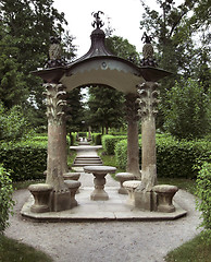 Image showing formal garden