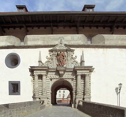 Image showing historic entrance