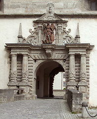 Image showing historic entrance