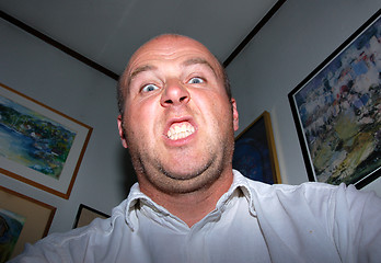 Image showing Angry man