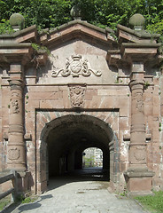 Image showing historic entrance